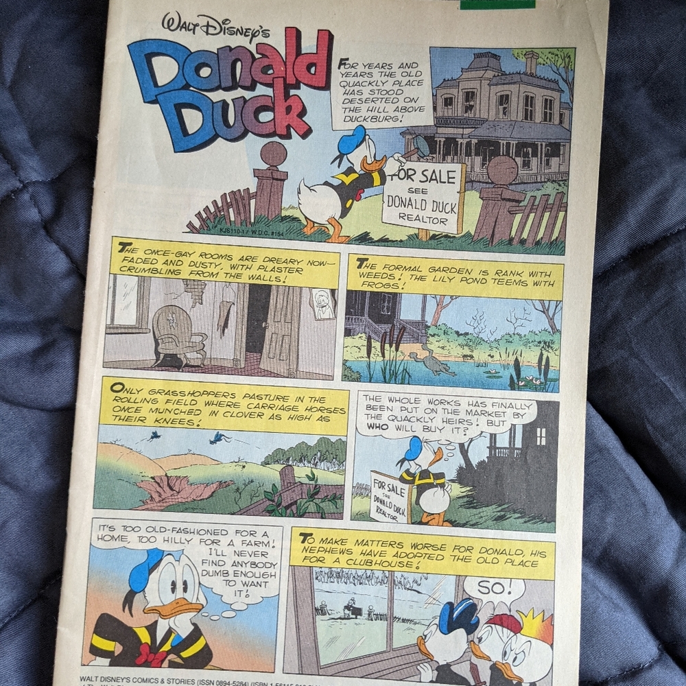 Walt Disney's Comics & Stories #578 Gladstone Comics 1992 Donald Duck Mickey